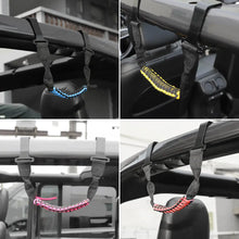 For 2018+ Jeep Wrangler JL JLU & Gladiator JT Rear Paracord Grab Handles Bars RT-TCZ