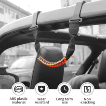 For 2018+ Jeep Wrangler JL JLU & Gladiator JT Rear Paracord Grab Handles Bars RT-TCZ