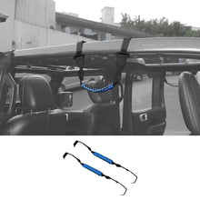 For 2018+ Jeep Wrangler JL JLU & Gladiator JT Rear Paracord Grab Handles Bars RT-TCZ