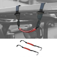 For 2018+ Jeep Wrangler JL JLU & Gladiator JT Rear Paracord Grab Handles Bars RT-TCZ