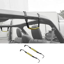 For 2018+ Jeep Wrangler JL JLU & Gladiator JT Rear Paracord Grab Handles Bars RT-TCZ