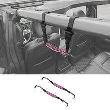 For 2018+ Jeep Wrangler JL JLU & Gladiator JT Rear Paracord Grab Handles Bars RT-TCZ