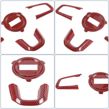 For 2018+ Jeep Wrangler JL/JLU & Gladiator JT Steering Wheel Center & Outer Trim – 4 Pieces Set RT-TCZ