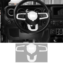 For 2018+ Jeep Wrangler JL/JLU & Gladiator JT Steering Wheel Center & Outer Trim – 4 Pieces Set RT-TCZ