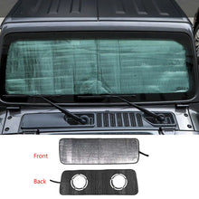 For 2018+ Jeep Wrangler JL JLU & Jeep Gladiator JT Windshield Sunshade Heat Shield Sun Visor Mat RT-TCZ