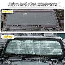 For 2018+ Jeep Wrangler JL JLU & Jeep Gladiator JT Windshield Sunshade Heat Shield Sun Visor Mat RT-TCZ