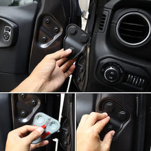 For 2018+ Jeep Wrangler JL JLU, Gladiator JT Door Lock Screw Cover Trim RT-TCZ