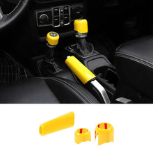 For 2018+ Jeep Wrangler JL JLU& Gladiator JT Handbrake Brake 4WD Trim Gear Shift Knob Cover RT-TCZ