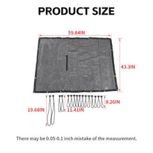 For 2018+ Jeep Wrangler JL/JT 4 Door Sun Shade Mesh Bikini Top Sunshade UV Protection RT-TCZ