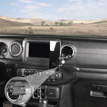 For 2018+ Jeep Wrangler JL/JT Aluminum Air Conditioning Tuyere Mobile Phone Holder Black RT-TCZ