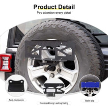 For 2018+ Jeep Wrangler JL Rear Spare Tire License Plate Bracket Accessories RT-TCZ