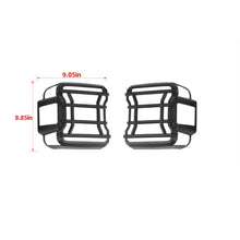 For 2018+ Jeep Wrangler JL Rear Tail Light Lamp Guard Trim Black (Only Fit LED Tail Light) RT-TCZ