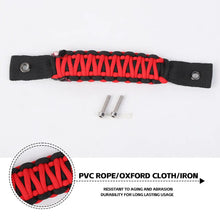 For 2018+ Jeep Wrangler JL Rear Tail Window Glass Paracord Grab Handles RT-TCZ