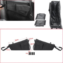For 2018+ Jeep Wrangler JL Rear Trunk Cargo Organizer Storage Bag 2-Door Version (2 pcs) RT-TCZ