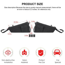 For 2018+ Jeep Wrangler JL Rear Trunk Cargo Organizer Storage Bag 2-Door Version (2 pcs) RT-TCZ