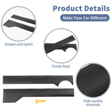 For 2018+ Jeep Wrangler JL Side Body Decor Molding Sticker Cover Trim Carbon Fiber RT-TCZ