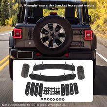 For 2018+ Jeep Wrangler JL Spare Tire Carrier Modification Kit Oversized Enhance Mounting Bracket Kit RT-TCZ