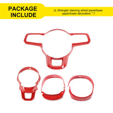 For 2018+ Jeep Wrangler JL Steering Wheel Panel & Base Trim Cover Kit RT-TCZ