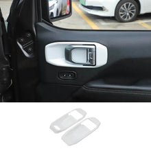 For 2018+ Jeep Wrangler JL & Gladiator JT 2Door Inner Door Handle Bowl Trim Cover RT-TCZ