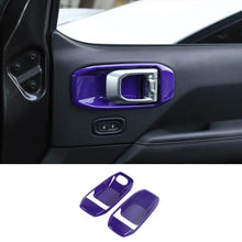 For 2018+ Jeep Wrangler JL & Gladiator JT 2Door Inner Door Handle Bowl Trim Cover RT-TCZ