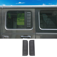 For 2018+ Jeep Wrangler JL & Gladiator JT 4Door Rear Window Glass Air Vent Trim Cover RT-TCZ