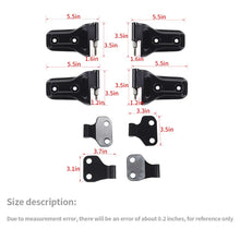 For 2018+ Jeep Wrangler JL & Gladiator JT 8/16 x Inner & Outler Door Hinge Original Accessories 2/4-Door RT-TCZ