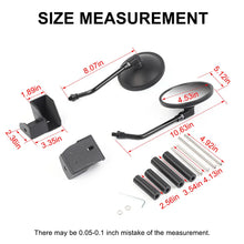 For 2018+ Jeep Wrangler JL & Gladiator JT A-Pillar Grab Handle Rear View Mirrors (4 pcs) RT-TCZ