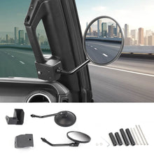 For 2018+ Jeep Wrangler JL & Gladiator JT A-Pillar Grab Handle Rear View Mirrors (4 pcs) RT-TCZ