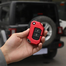 For 2018+ Jeep Wrangler JL & Gladiator JT Aluminum Key Fob Cover Case Protector Shell Trim RT-TCZ