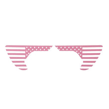 For 2018+ Jeep Wrangler JL & Gladiator JT American Flag Fender Vent Decal Stickers Trim RT-TCZ