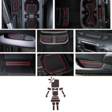 For 2018+ Jeep Wrangler JL & Gladiator JT Anti Dust Mat Inserts Cup Holder Coaster Armrest Storage Box Pad RT-TCZ