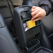 For 2018+ Jeep Wrangler JL & Gladiator JT Armrest Hidden Storage Box Organizer Secret Tray Fold RT-TCZ