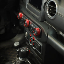 For 2018+ Jeep Wrangler JL & Gladiator JT Center Console Air Con Headlight Switch Window Control Knob Trim RT-TCZ