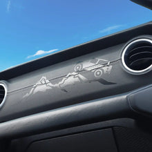 For 2018+ Jeep Wrangler JL & Gladiator JT Dashboard Co-pilot Decal Sticker Cover Trim Black RT-TCZ