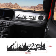 For 2018+ Jeep Wrangler JL & Gladiator JT Dashboard Decal Decorative Stickers RT-TCZ