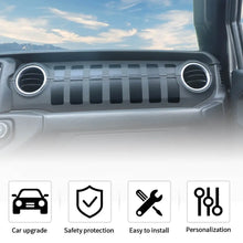 For 2018+ Jeep Wrangler JL & Gladiator JT Dashboard Grill Dash Sticker Decal RT-TCZ