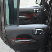 For 2018+ Jeep Wrangler JL & Gladiator JT Door Armrest Handle Panel Guard Trim Cover RT-TCZ
