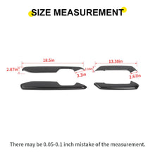 For 2018+ Jeep Wrangler JL & Gladiator JT Door Armrest Handle Panel Guard Trim Cover RT-TCZ