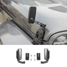 For 2018+ Jeep Wrangler JL & Gladiator JT Engine Hood Hinge Rear View Mirrors Door Off Anti-Shake RT-TCZ