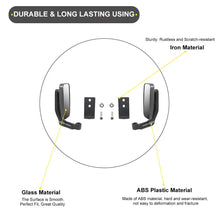 For 2018+ Jeep Wrangler JL & Gladiator JT Engine Hood Hinge Rear View Mirrors Door Off Anti-Shake RT-TCZ