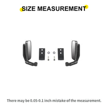 For 2018+ Jeep Wrangler JL & Gladiator JT Engine Hood Hinge Rear View Mirrors Door Off Anti-Shake RT-TCZ