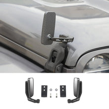 For 2018+ Jeep Wrangler JL & Gladiator JT Engine Hood Hinge Rear View Mirrors Door Off Anti-Shake RT-TCZ