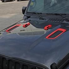 For 2018+ Jeep Wrangler JL & Gladiator JT Engine Hood Hinge & Vent Trim Cover Decoration Cover (not fit Rubicon) RT-TCZ