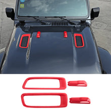 For 2018+ Jeep Wrangler JL & Gladiator JT Engine Hood Hinge & Vent Trim Cover Decoration Cover (not fit Rubicon) RT-TCZ