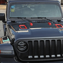 For 2018+ Jeep Wrangler JL & Gladiator JT Engine Hood Hinge & Vent Trim Cover Decoration Cover (not fit Rubicon) RT-TCZ