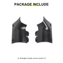For 2018+ Jeep Wrangler JL & Gladiator JT Engine Hood Wrap Angle A-pillar Corner Trim Cover RT-TCZ