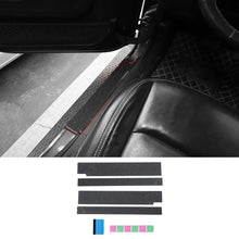 For 2018+ Jeep Wrangler JL & Gladiator JT Exterior Car Door Threshold Protection Stickers Cover RT-TCZ