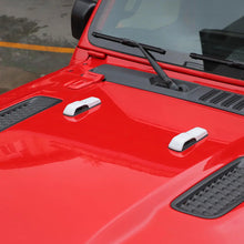 For 2018+ Jeep Wrangler JL & Gladiator JT Exterior Engine Hood Buckle Fender Side Air Vent Trim Cover (6 pcs) RT-TCZ
