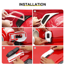 For 2018+ Jeep Wrangler JL & Gladiator JT Exterior Engine Hood Buckle Fender Side Air Vent Trim Cover (6 pcs) RT-TCZ