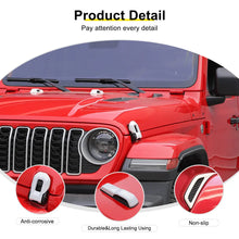 For 2018+ Jeep Wrangler JL & Gladiator JT Exterior Engine Hood Buckle Fender Side Air Vent Trim Cover (6 pcs) RT-TCZ